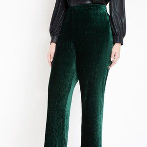 Eloquii Velvet Flare Leg Pant